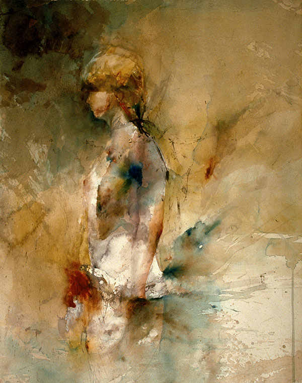 Bathing lady